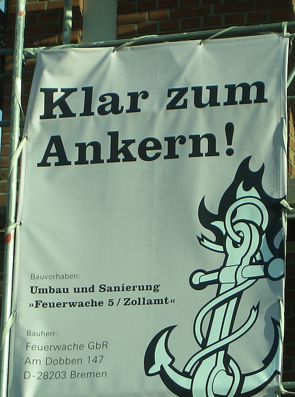 Klar zum Ankern