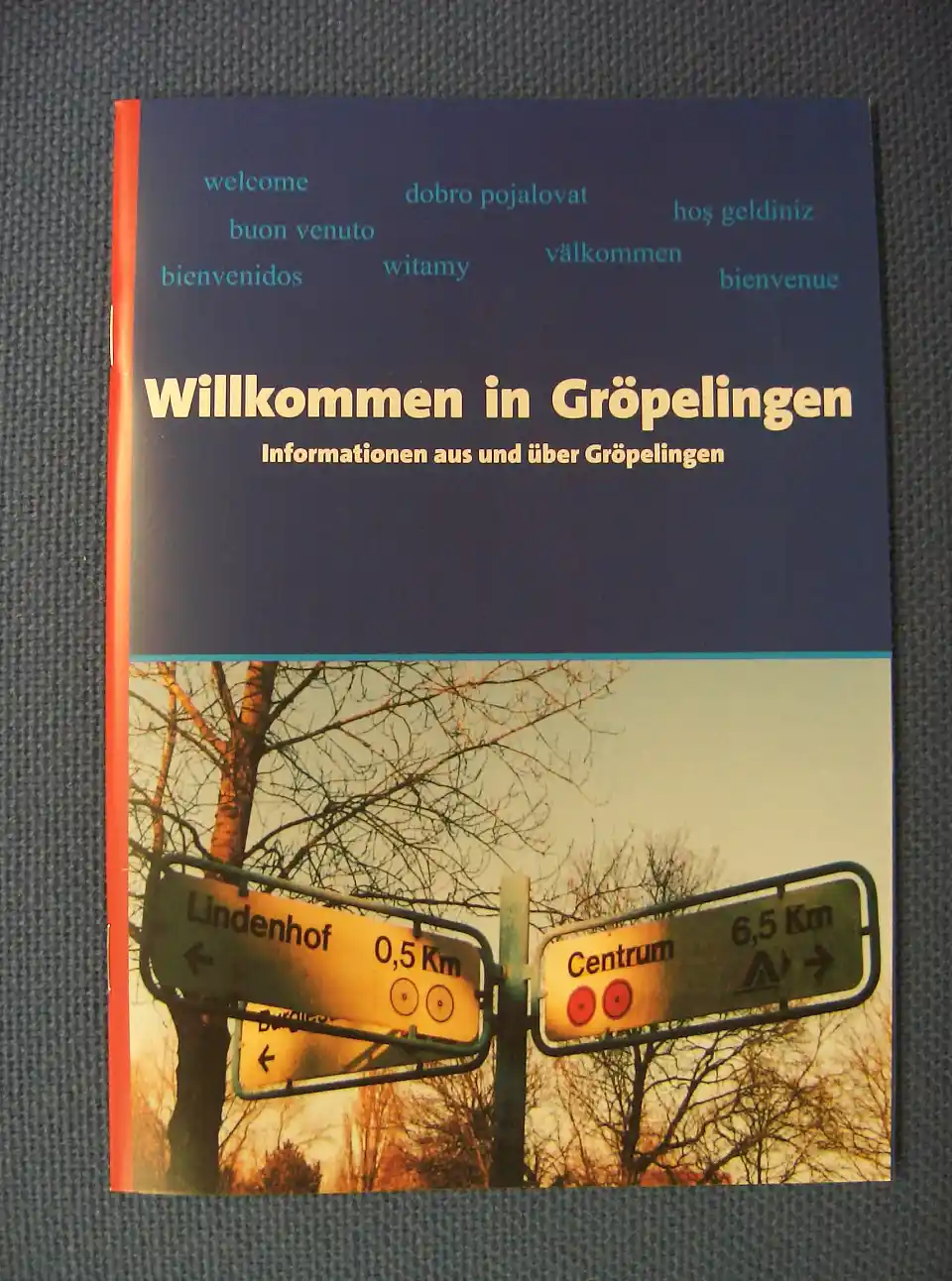Ein Foto vom Deckblatt der Brochüre Willkommen in Gröpelingen
