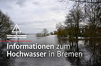 Bild vom Hochwasser in Bremen