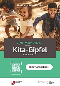Flyer mit Informationen zum Kita-Gipfel 2.0
